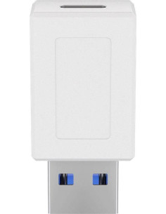 USB3.0 A - USB-C M-F, White, Adapter, USB-C connector can...