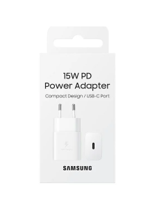 Samsung Chargeur Secteur USB-C 15W - Blanc - Packaging...