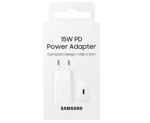 Samsung Chargeur Secteur USB-C 15W - Blanc -...
