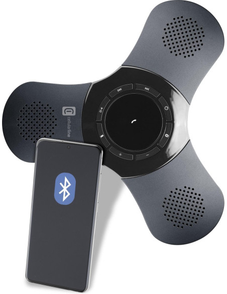 Home office, conférence haut parleur BT, universel, noir