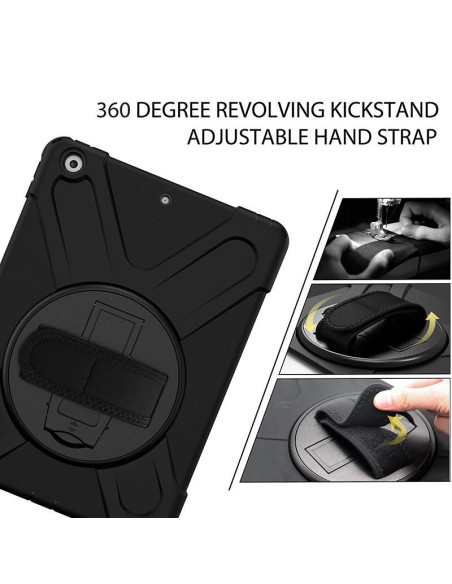 CHICAGO Full Body Defender , Case iPad 10.2 with built-in screen protector