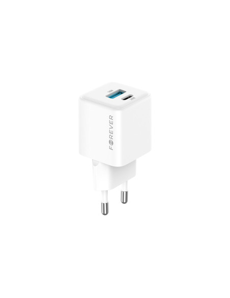 Adaptateur Chargeur secteur 1XUSB-C 1XUSB - GaN PD QCTC-08 - 20W - Forever