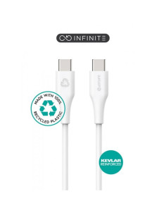 INFINITE USB-C to USB-C Cable , 1m White. Recycled...