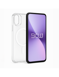 BCW Coque transparente MagSafe iPhone 17 Pro Blanc