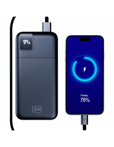 Batterie de secours 20000mAh   PowerHouse 22.5W   3mk