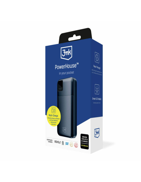 Batterie de secours 20000mAh   PowerHouse 22.5W   3mk