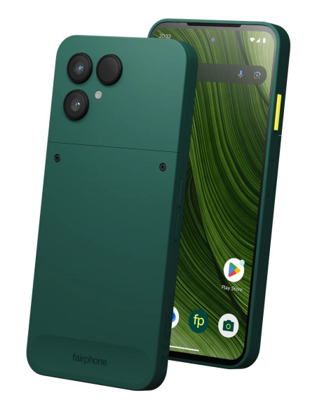 Fairphone (Gen 6+) 16 cm (6.31") Double SIM Android 16.0 5G USB Type-C 12 Go 256 Go 4415 mAh Vert