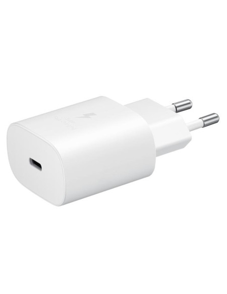 BCW - Chargeur secteur ultra rapide USB-C (25W) - Blanc - Bulk