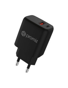 BCW - Chargeur secteur ultra rapide Dual USB-C/USB-A et...